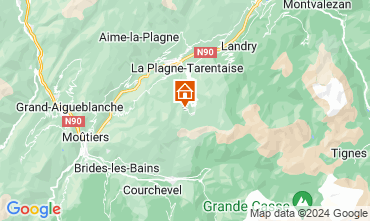 Map La Plagne One-room apartment 67091