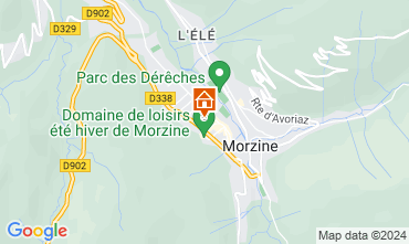 Map Morzine Apartment 39340