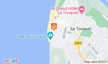 Map Le Touquet Apartment 30752