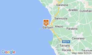 Map Gallipoli Apartment 125492