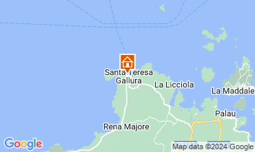 Map Santa Teresa di Gallura Apartment 120047