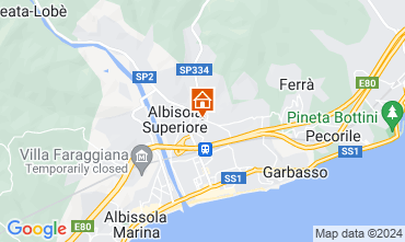 Map Albisola Superiore Apartment 124096