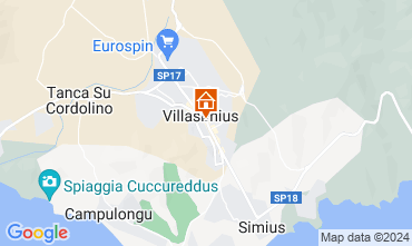 Map Villasimius Apartment 72288