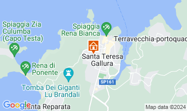Map Santa Teresa di Gallura Apartment 87777