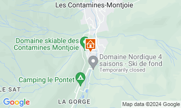 Map Les Contamines Montjoie Apartment 927