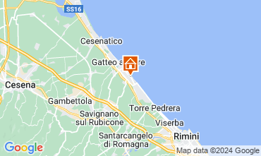 Map Bellaria Igea Marina Apartment 76604