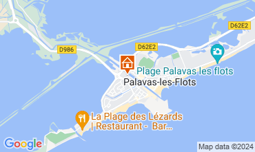 Map Palavas-les-Flots One-room apartment 128778