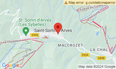 Map Saint Sorlin d'Arves Apartment 39437