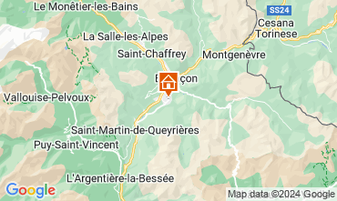 Map Serre Chevalier Chalet 66793