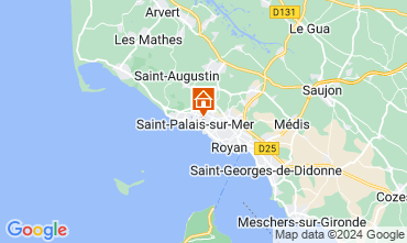 Map Saint Palais sur Mer Mobile home 128468