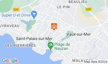 Map Saint Palais sur Mer Mobile home 128468