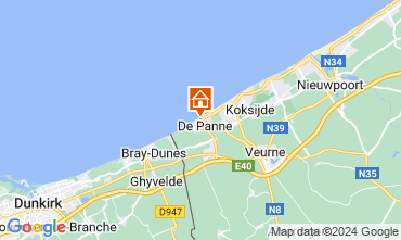 Map De Panne One-room apartment 51695