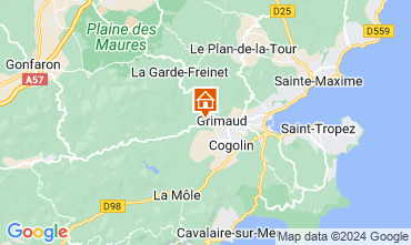 Map Grimaud One-room apartment 122699