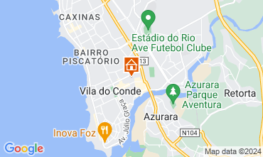 Map Vila do Conde Apartment 75567