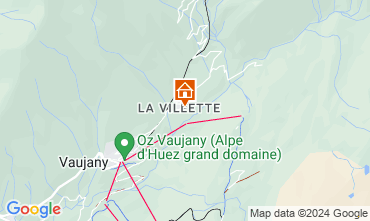 Map Vaujany Apartment 3327