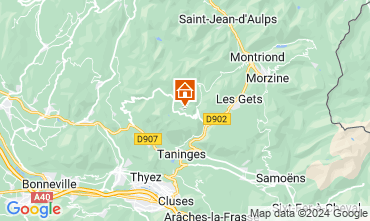 Map Praz de Lys Sommand Apartment 122716