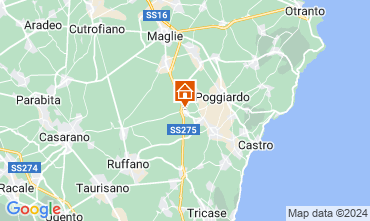 Map Poggiardo Villa 126704