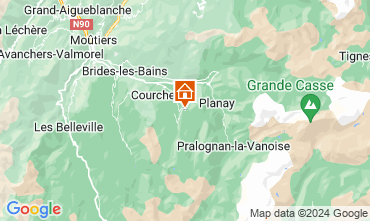 Map Courchevel Apartment 49750