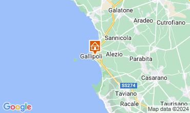 Map Gallipoli Apartment 118348