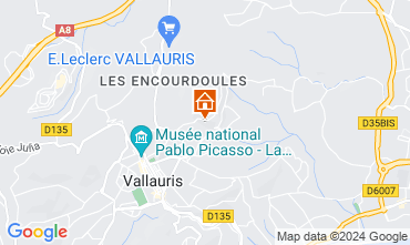 Map Cannes Villa 123238