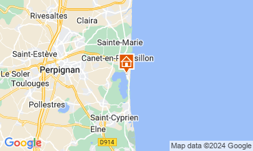 Map Canet-en-Roussillon Mobile home 121955