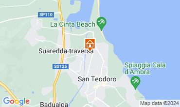 Map San Teodoro Apartment 96897