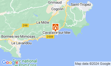 Map Cavalaire-sur-Mer Apartment 76631