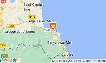 Map Collioure Apartment 84733
