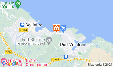 Map Collioure Apartment 84733