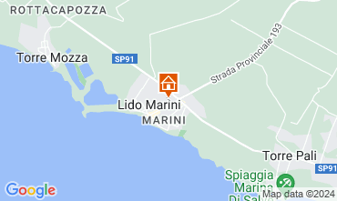 Map Lido Marini Apartment 128464