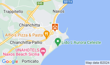 Map Giardini Naxos Apartment 127480