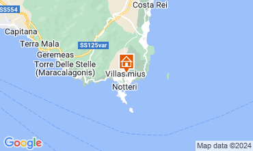 Map Villasimius Apartment 125634
