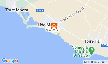 Map Lido Marini Apartment 128826