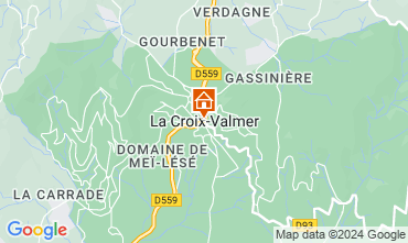 Map La Croix Valmer Villa 62547