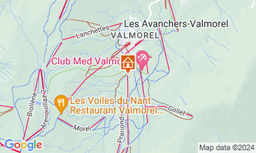 Map Valmorel Apartment 37079