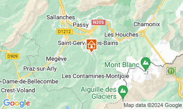 Map Saint-Gervais-les-Bains Chalet 2571