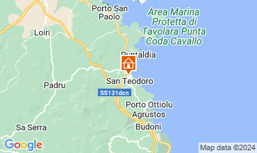 Map San Teodoro Villa 95262
