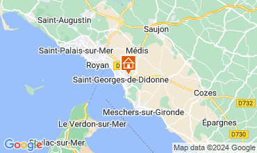 Map Saint Georges de Didonne House 125081