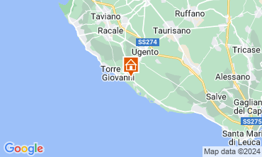 Map Ugento - Torre San Giovanni House 127035