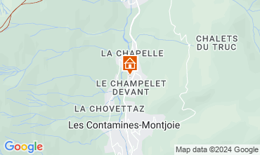 Map Les Contamines Montjoie Chalet 978