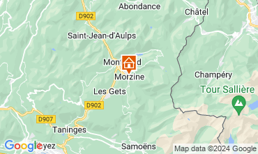 Map Morzine Apartment 49996