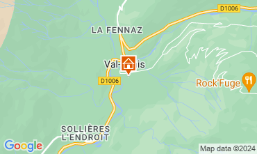 Map Termignon la Vanoise Apartment 74406