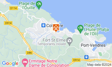 Map Collioure Apartment 102966