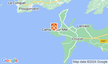 Map Camaret sur Mer House 120568