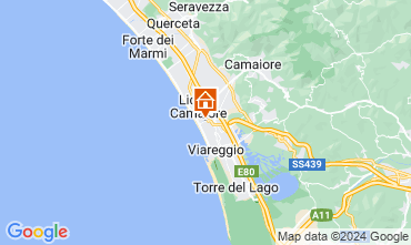 Map Viareggio Apartment 44861