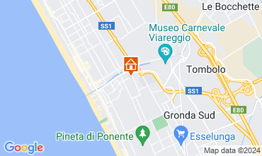 Map Viareggio Apartment 44861