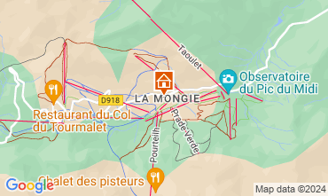 Map La Mongie Apartment 4314