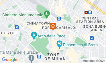 Map Milan Apartment 128383