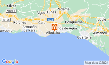 Map Albufeira Apartment 36755