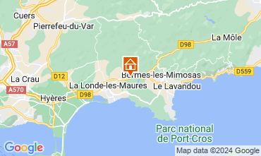 Map La Londe-les-Maures Mobile home 126303